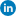Linkedin Logo coloured Blue
